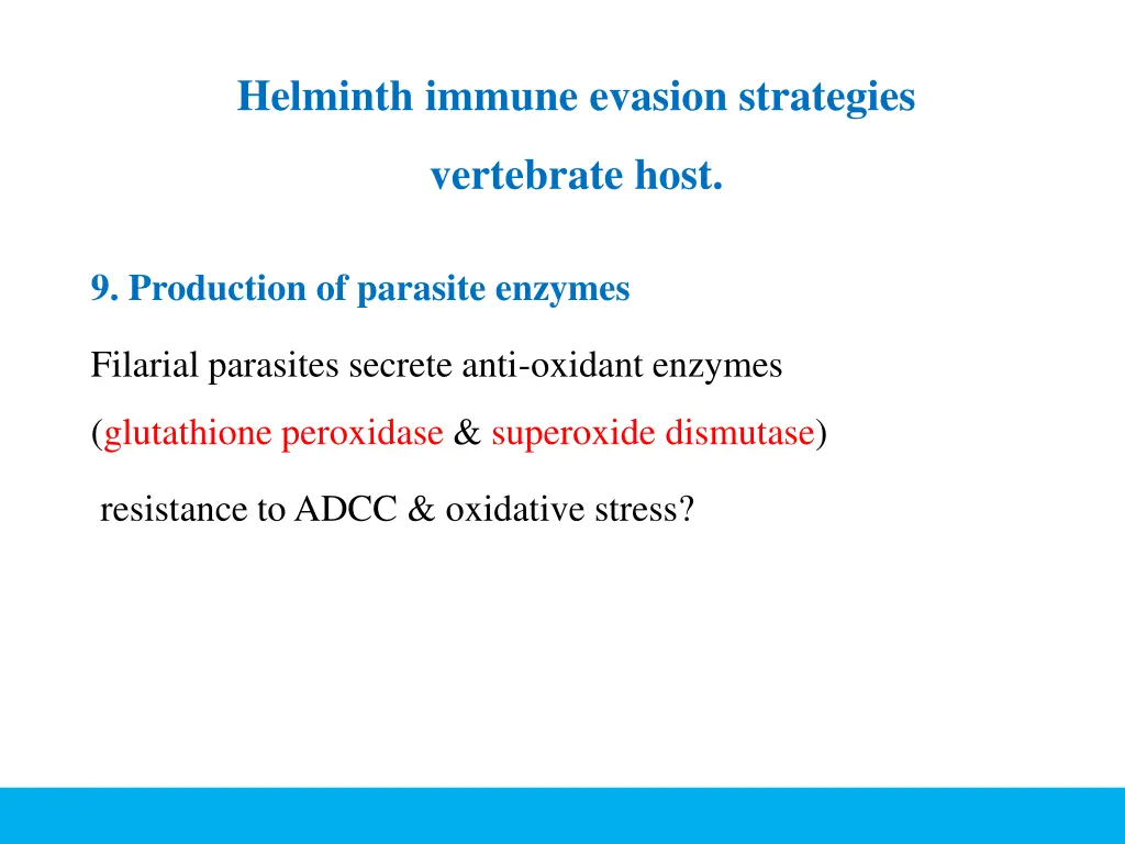 helminth immune evasion strategies 4