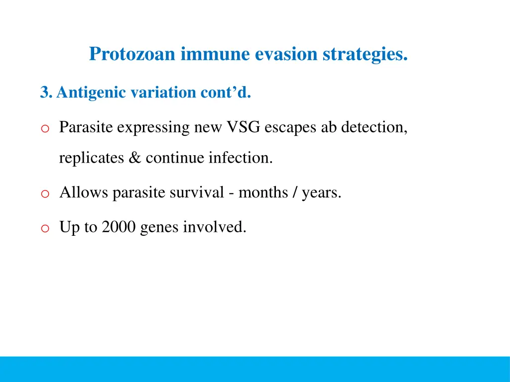 protozoan immune evasion strategies 3