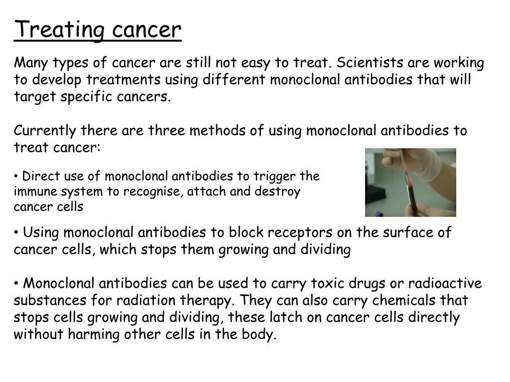 treating cancer