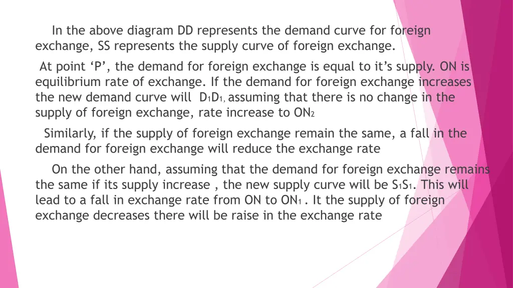 in the above diagram dd represents the demand