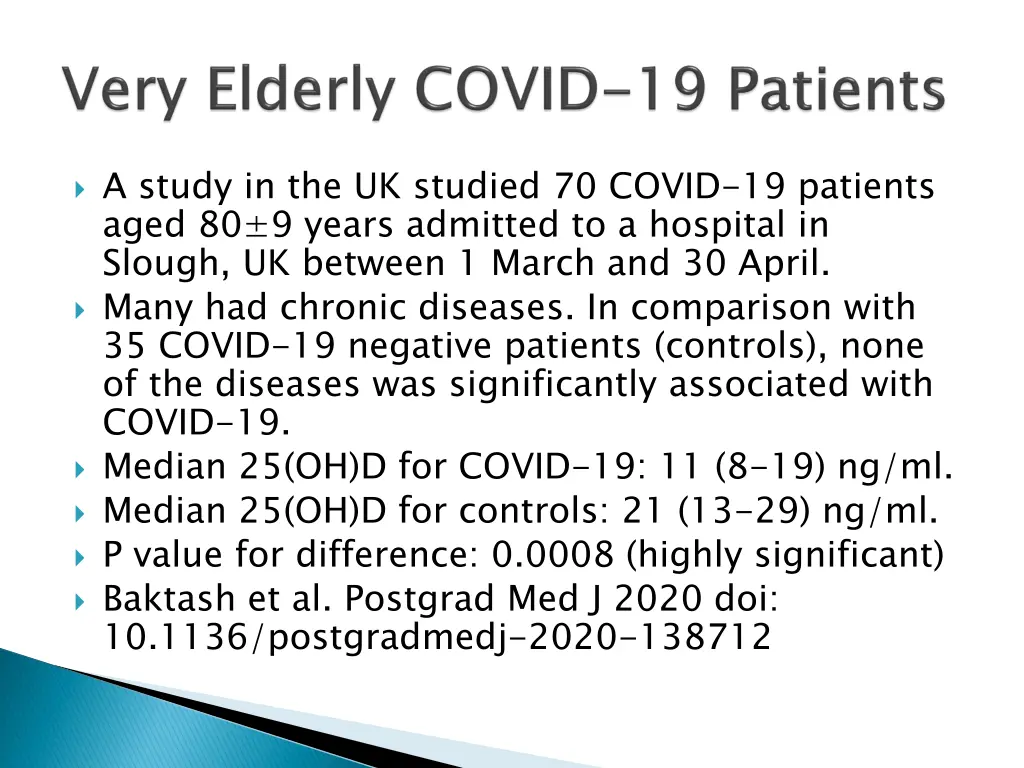 a study in the uk studied 70 covid 19 patients