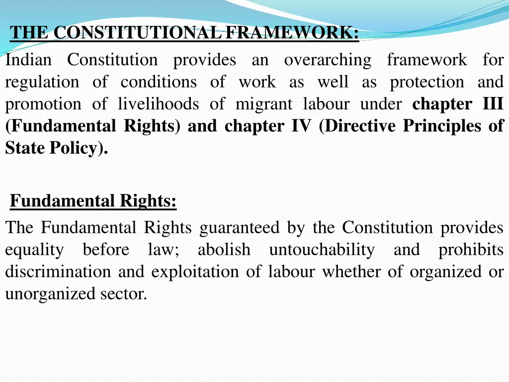 the constitutionalframework indian constitution