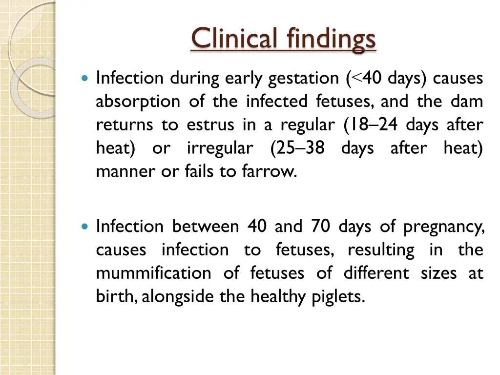 clinical findings