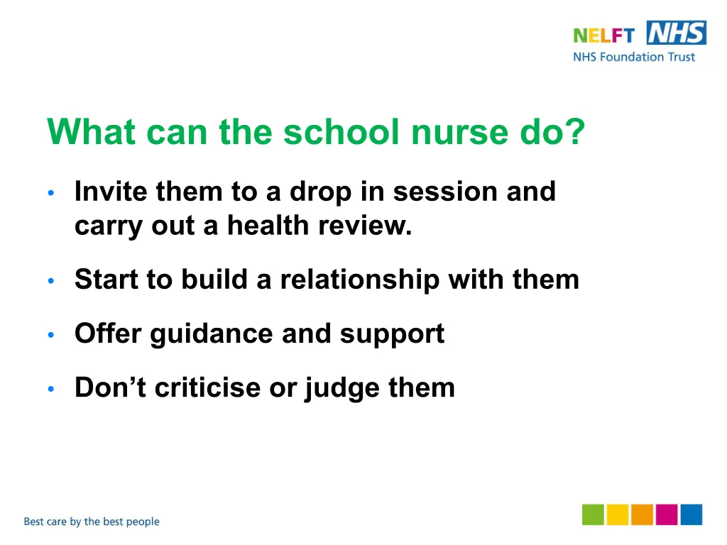 what can the school nurse do