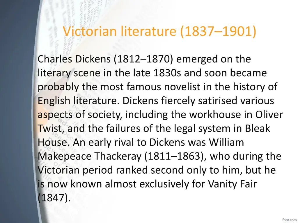 victorian literature 1837 1901 1