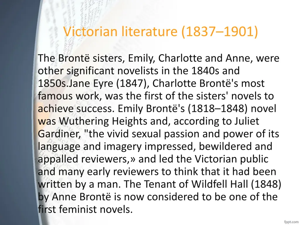 victorian literature 1837 1901 2