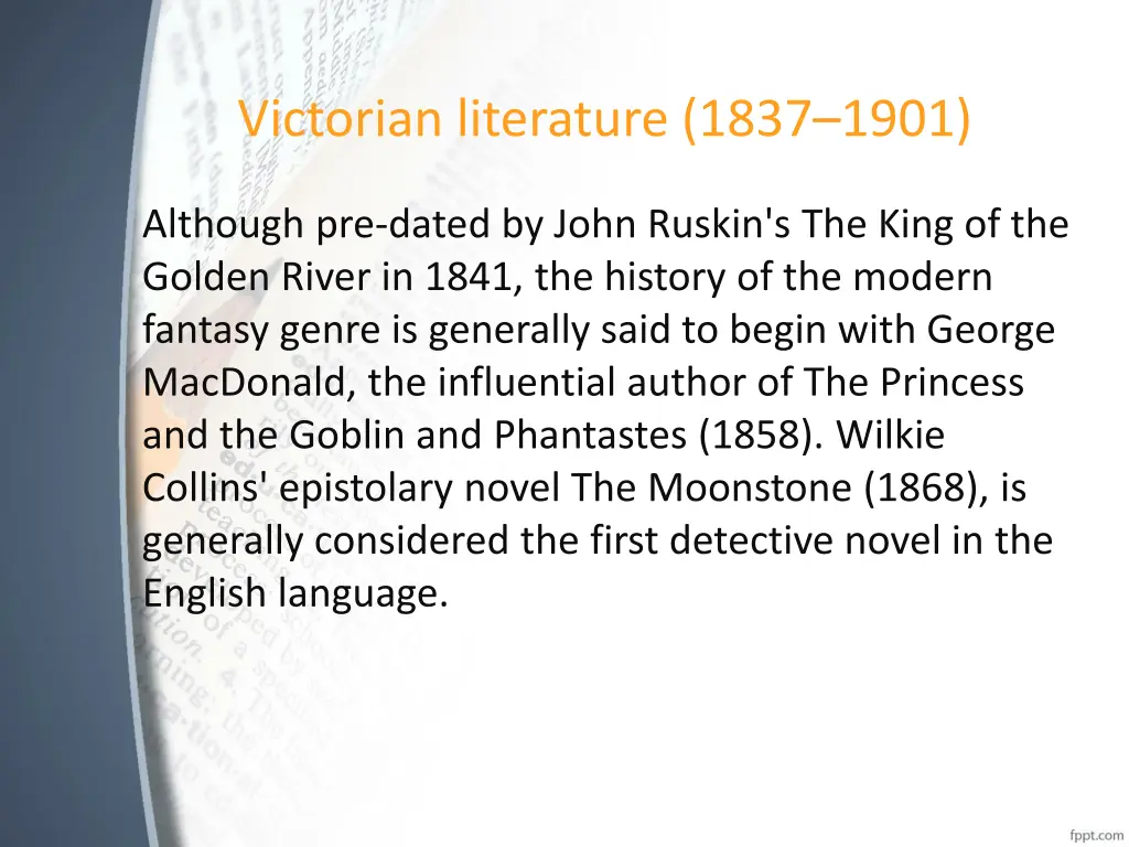 victorian literature 1837 1901 3