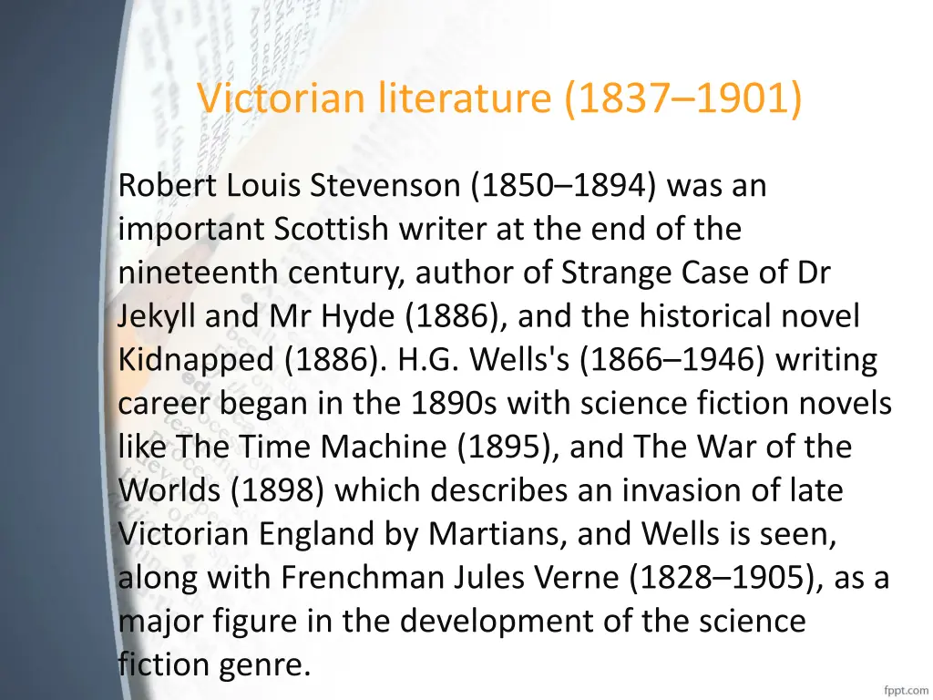 victorian literature 1837 1901 4