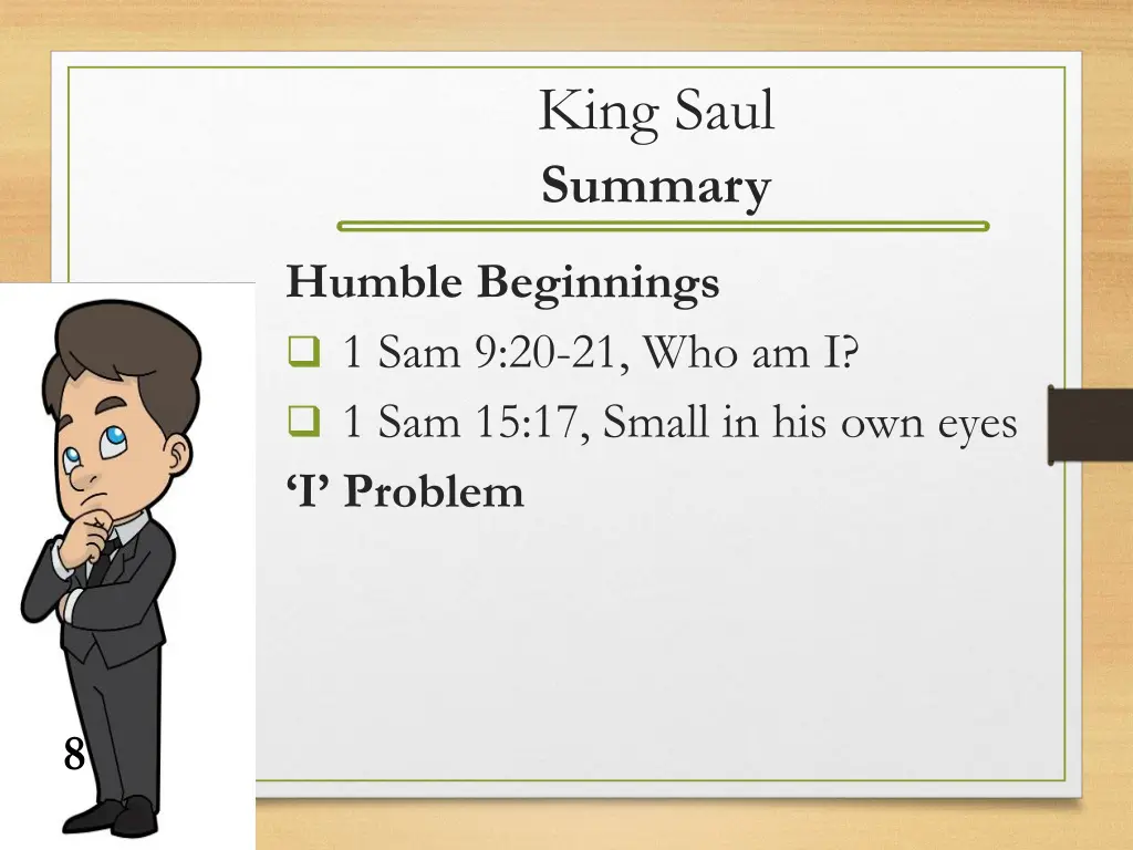 king saul summary