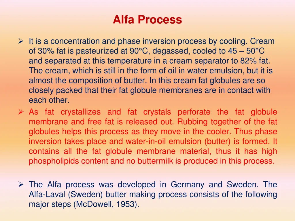 alfa process