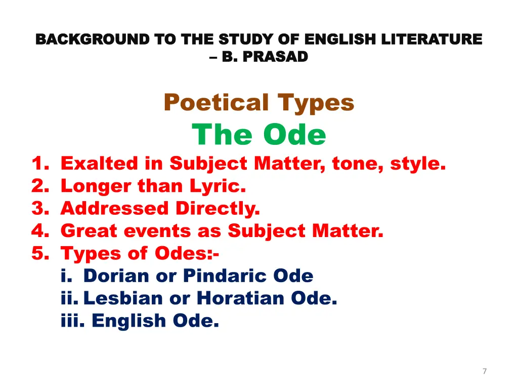 background to the study of english literature 4