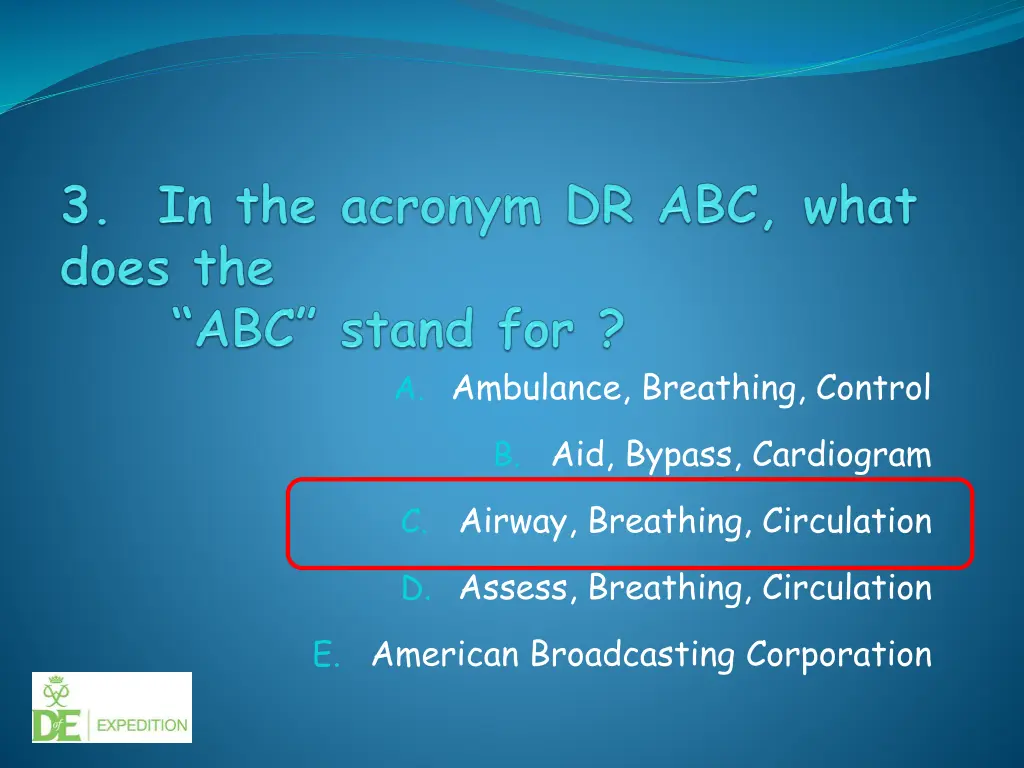 a ambulance breathing control