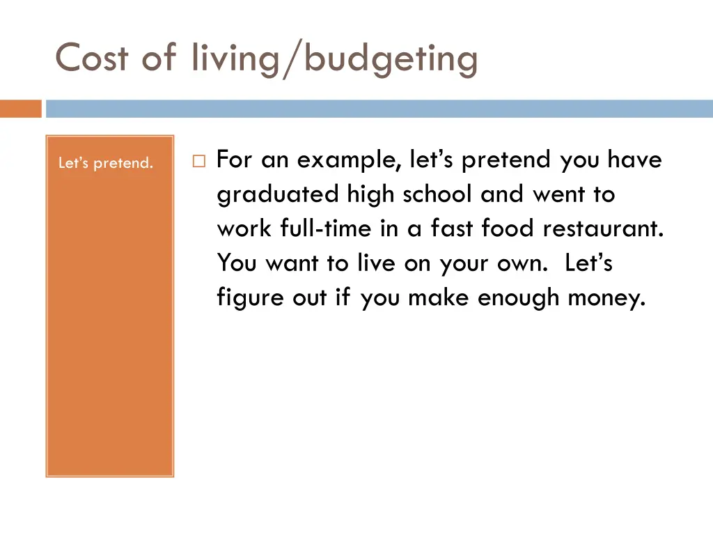 cost of living budgeting 1