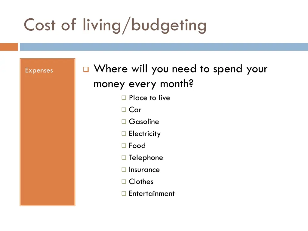 cost of living budgeting 4