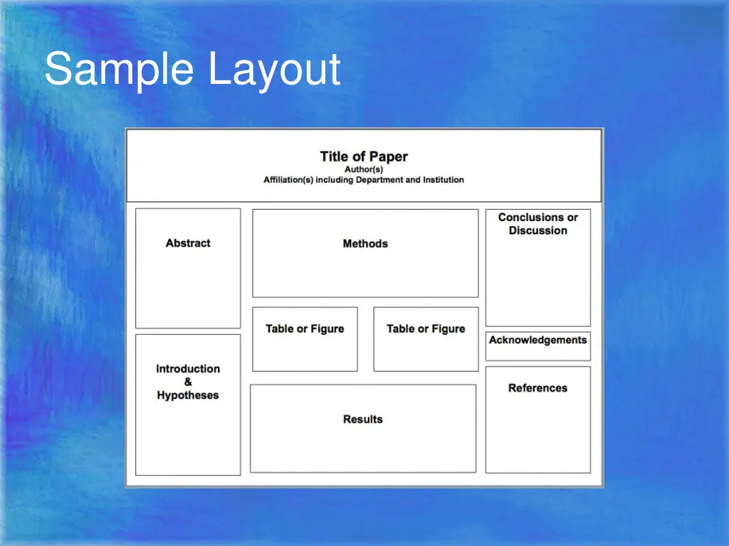 sample layout 1