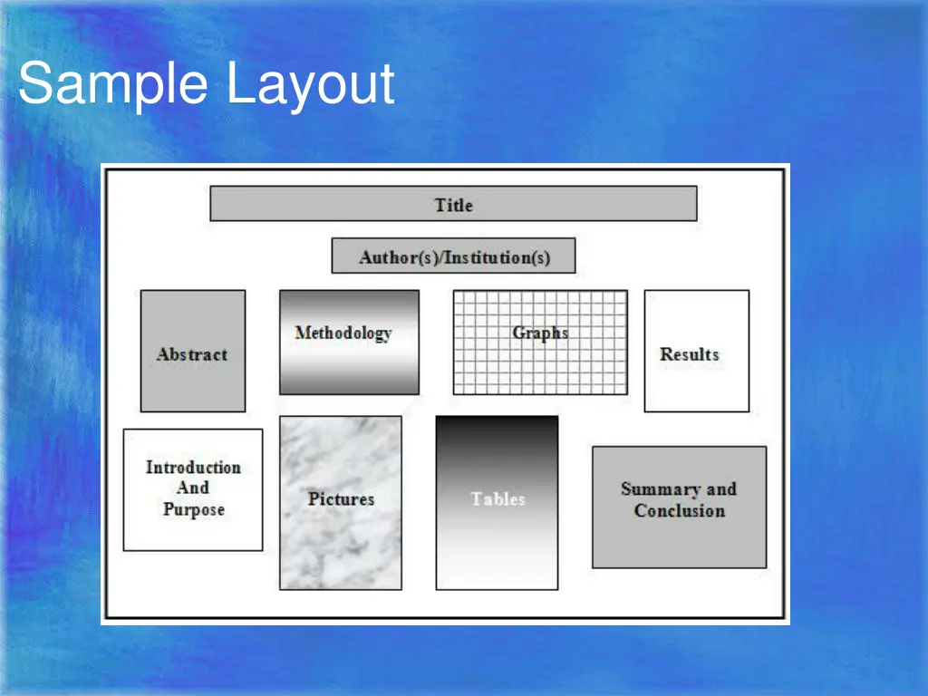 sample layout