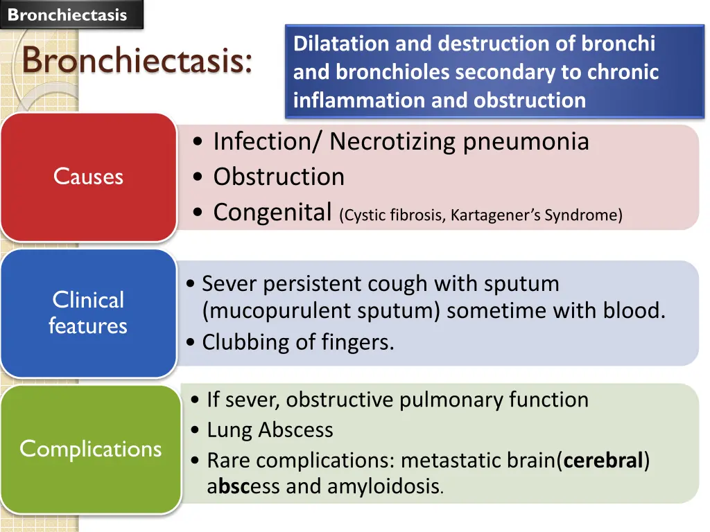 bronchiectasis 2