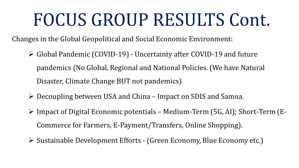 focus group results cont 1