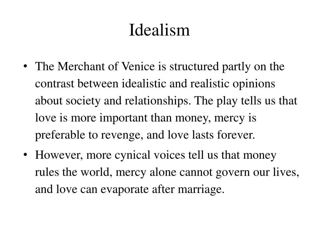 idealism