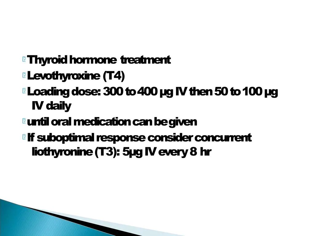 thyroid hormone treatment levothyroxine