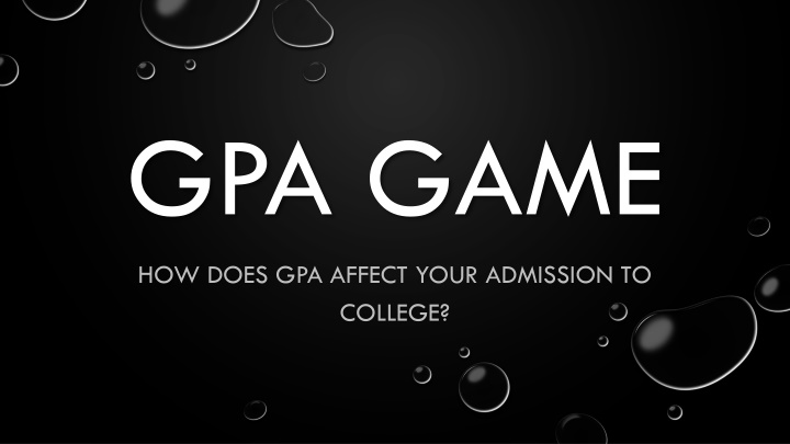 gpa game