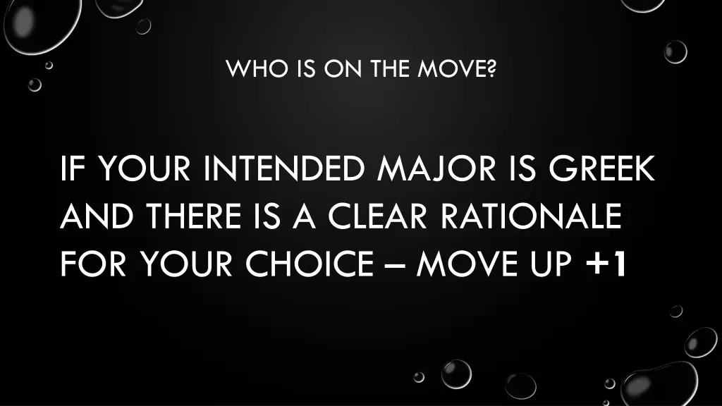 who is on the move