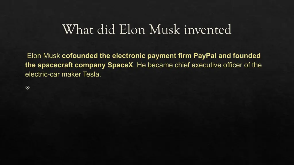 what did elon musk invented