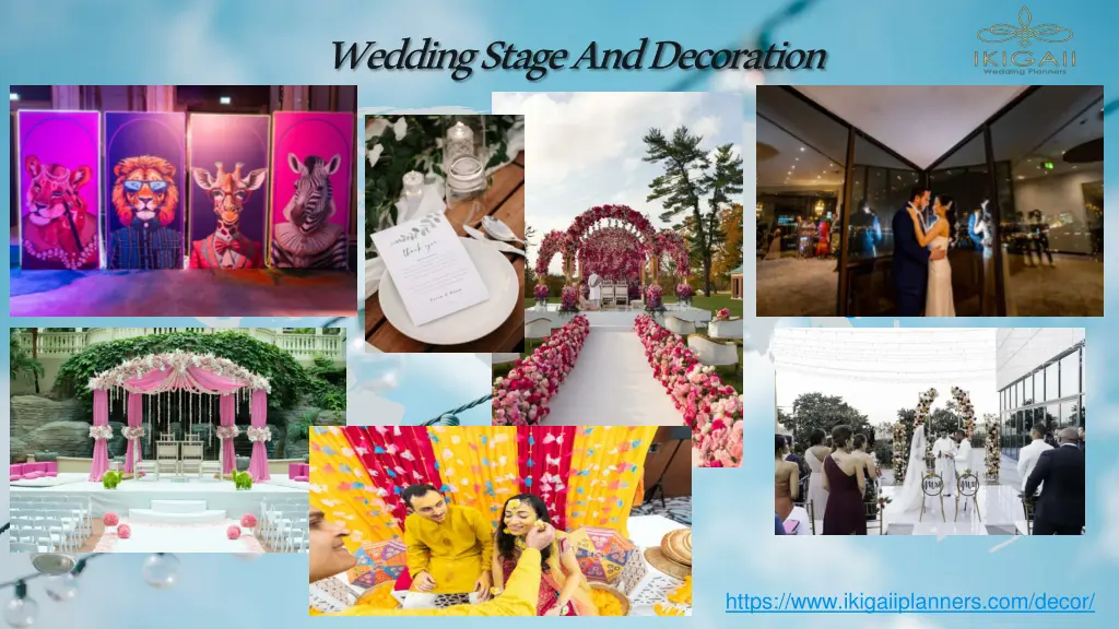 wedding stage and decoration