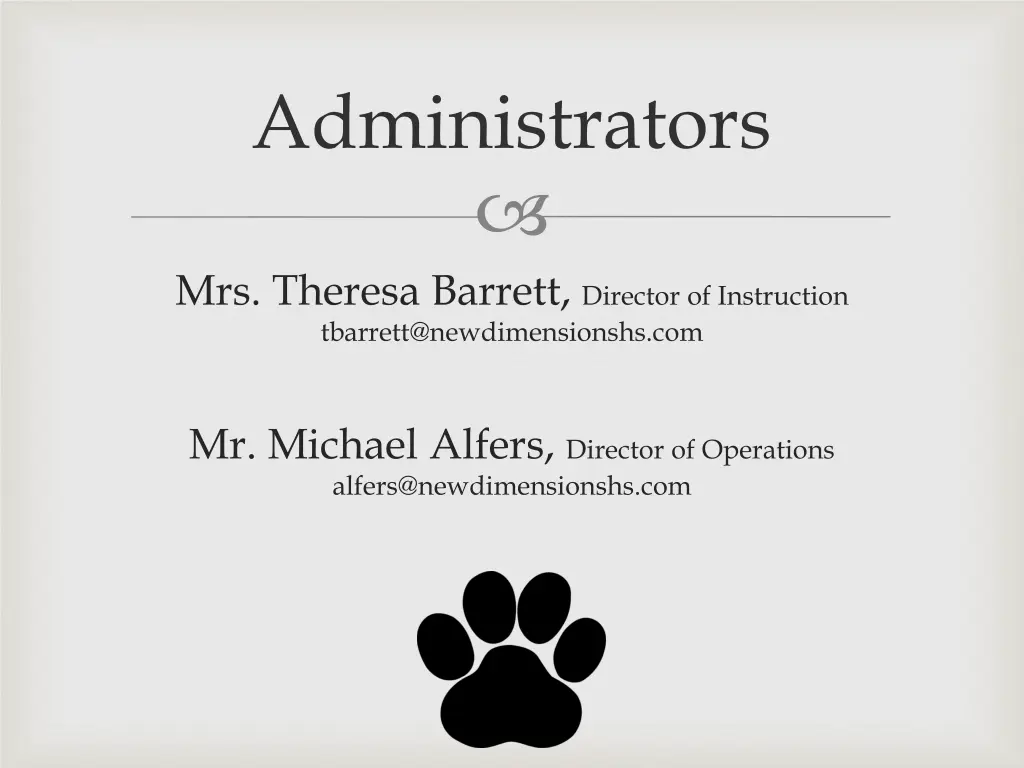 administrators