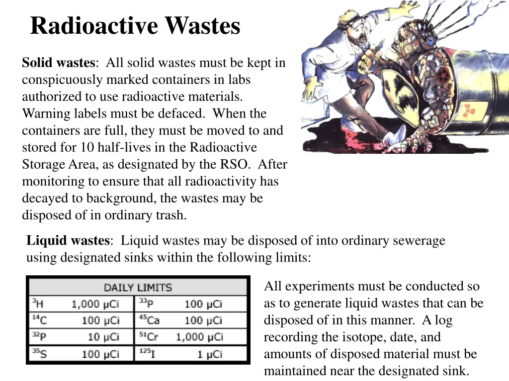 radioactive wastes