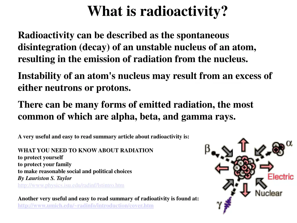 what is radioactivity