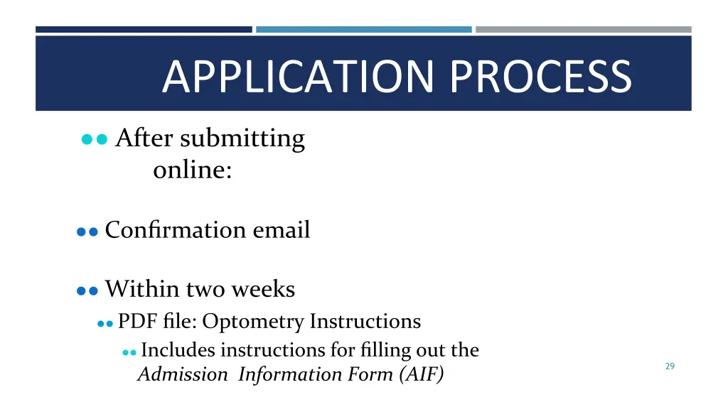 application process 1