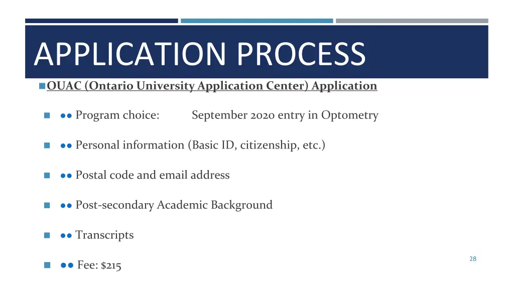 application process