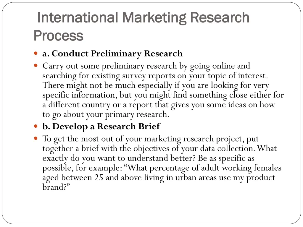 international marketing research international 1