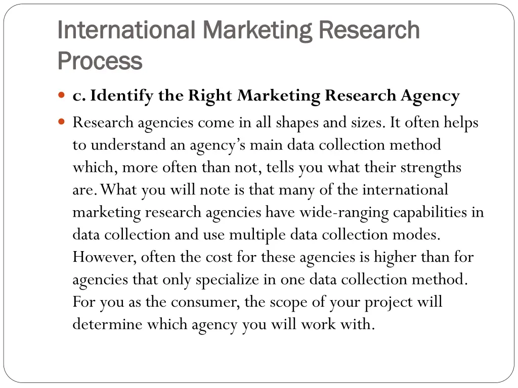 international marketing research international 2