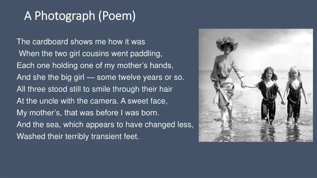 a photograph poem a photograph poem