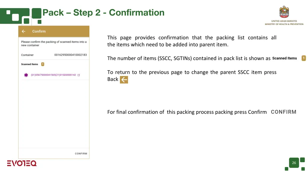 pack step 2 confirmation 1