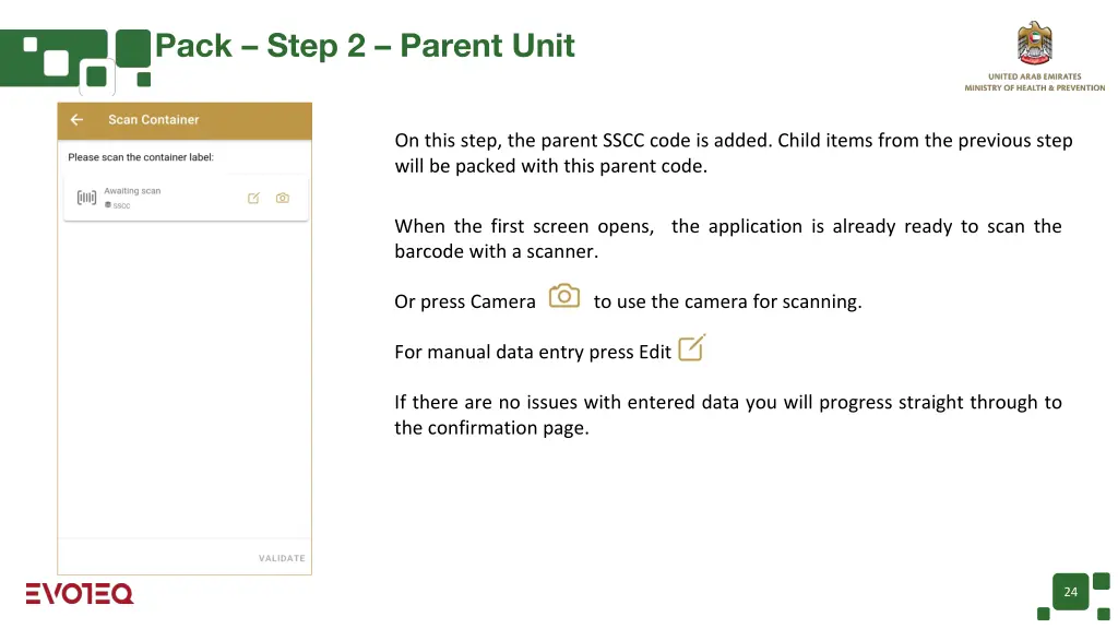 pack step 2 parent unit 1