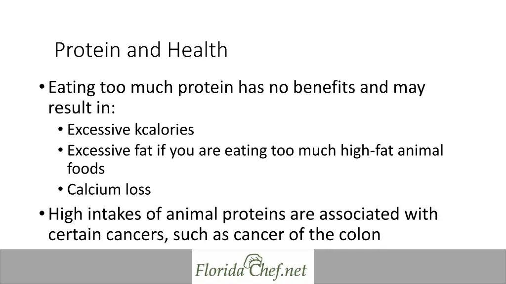 protein and health