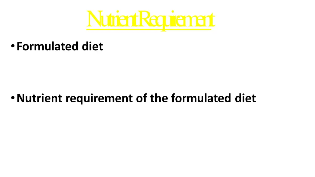 nutrientrequirement