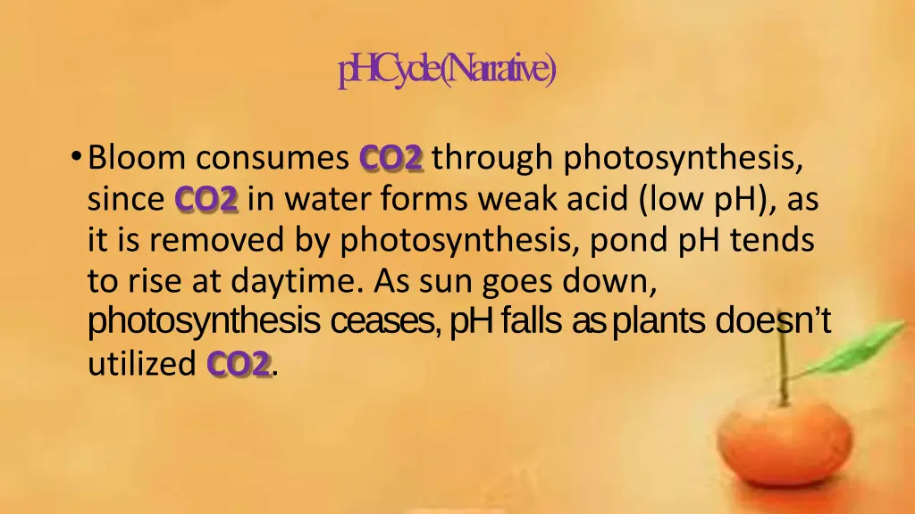 p h cycle narrative