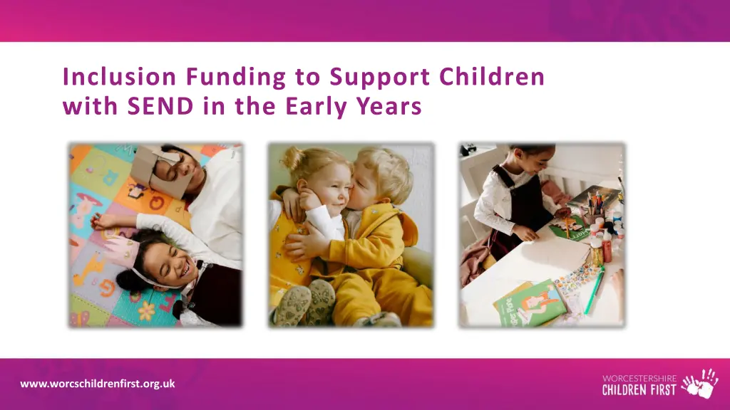 inclusion funding to support children with send