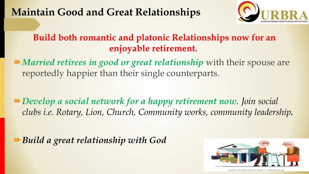 maintain good and great relationships