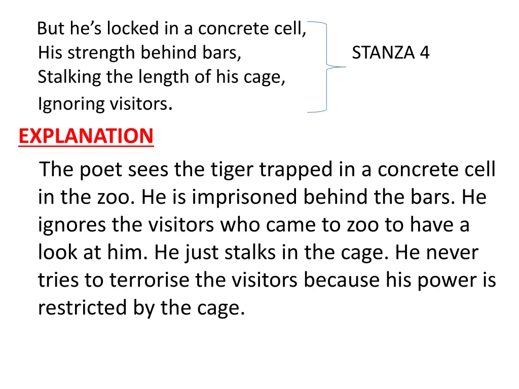 but he s locked in a concrete cell his strength