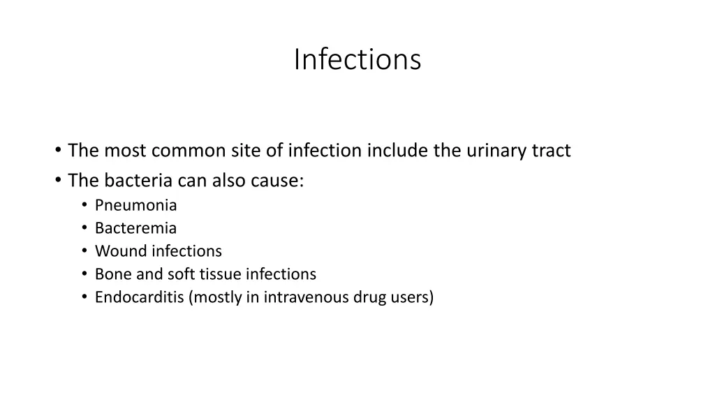 infections