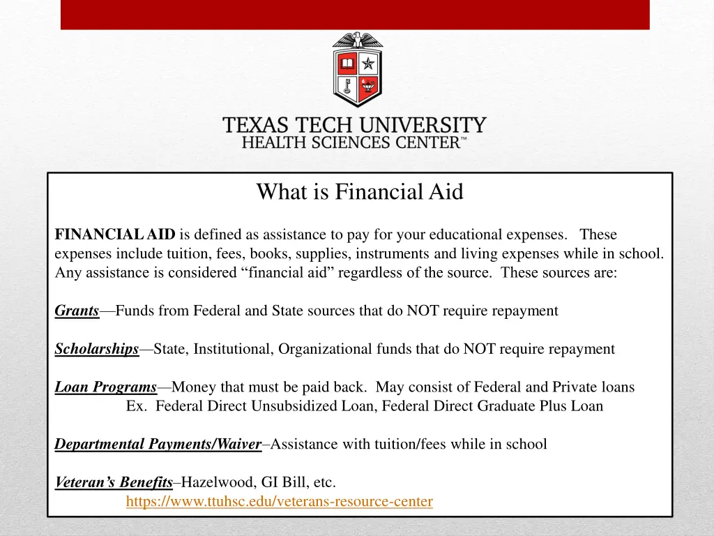 what is financial aid