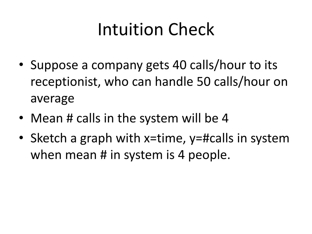 intuition check