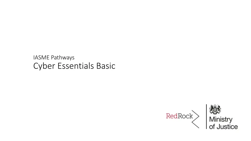 iasme pathways cyber essentials basic