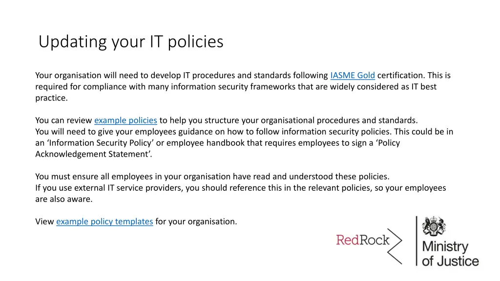 updating your it policies