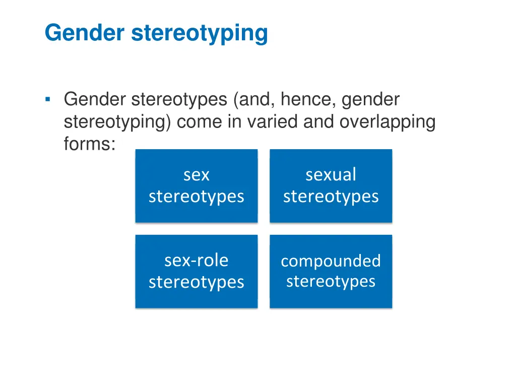 gender stereotyping 1